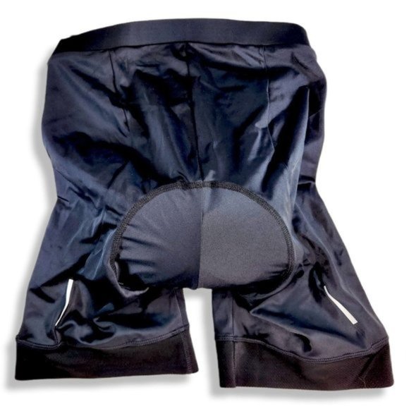 Mysenlan Womens Bicycle Shorts Size L Cycling Black Padded NWT !! - Picture 4 of 12